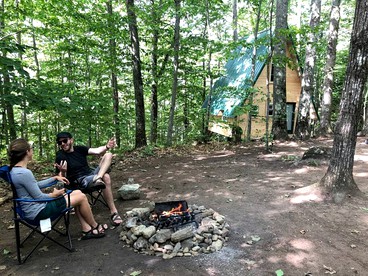 Glamping Oasis: Whole Island Vacation Rental on a Lake in Monmouth, Maine - Monmouth, Maine - glamping.directory