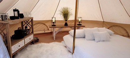 Glamping Under the Stars Bell Tent near Hilton Head - Ridgeland, South Carolina - glamping.directory