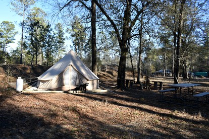 Glamping Under the Stars Bell Tent near Hilton Head - Ridgeland, South Carolina - glamping.directory