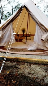 Glamping Under the Stars Bell Tent near Hilton Head - Ridgeland, South Carolina - glamping.directory