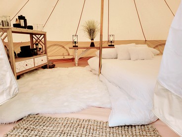 Glamping Under the Stars Bell Tent near Hilton Head - Ridgeland, South Carolina - glamping.directory