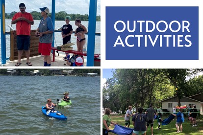 Beautiful Cabin Accommodation with Shared Pool and Lake Access in Kingsland - Kingsland, Texas - glamping.directory