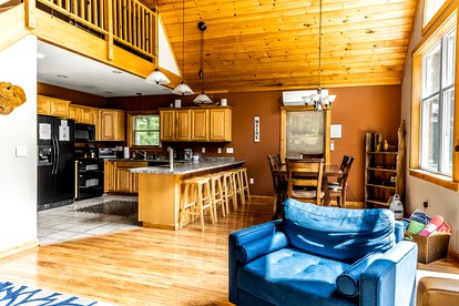 Stunning Cabin Surrounded by Trees and Fire Pit Provided in Bowerbank, Maine - Bowerbank, Maine - glamping.directory