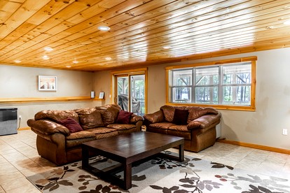 Stunning Cabin Surrounded by Trees and Fire Pit Provided in Bowerbank, Maine - Bowerbank, Maine - glamping.directory