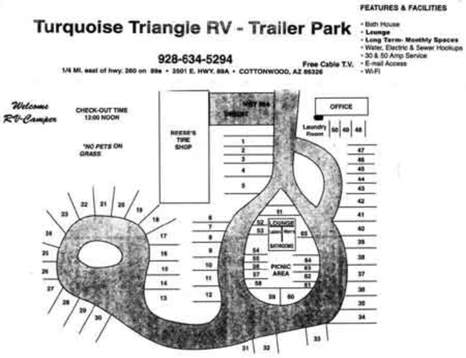 Turquoise Triangle RV Park - Cottonwood, Arizona - glamping.directory