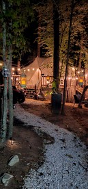 Romantic Bell Tent with Spa Perfect for Couples in Georgia - Hampton, Georgia - glamping.directory