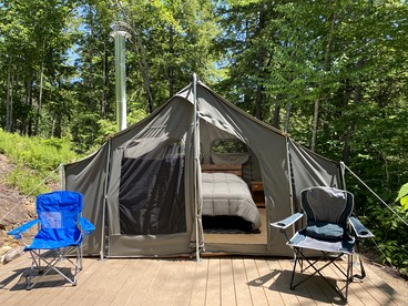 Reconnect with Nature at this Glamping Tent in East Wakefield, New Hampshire - Vacation Home - Wakefield, New Hampshire - glamping.directory