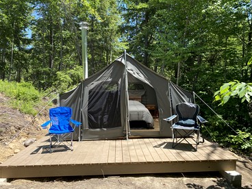 Reconnect with Nature at this Glamping Tent in East Wakefield, New Hampshire - glamping.directory