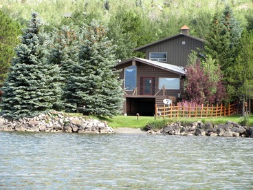 Stunning Lakefront Cabin Rental Just Outside of Yellowstone National Park in Montana - glamping.directory