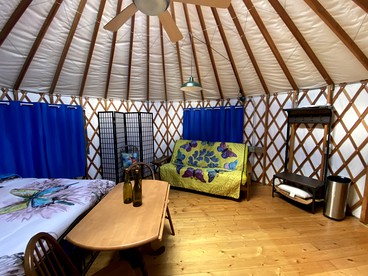 Beautiful Upstate New York Luxury Camping Yurt on a Farm - Granville, New York - glamping.directory