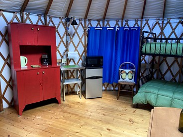 Beautiful Upstate New York Luxury Camping Yurt on a Farm - Granville, New York - glamping.directory