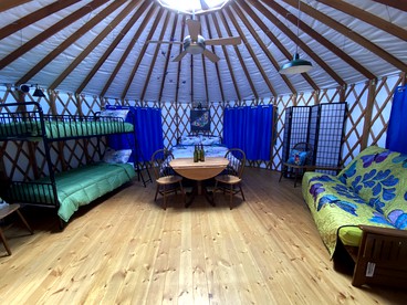 Beautiful Upstate New York Luxury Camping Yurt on a Farm - Granville, New York - glamping.directory