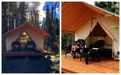 Secluded Two-Person Tent for a Luxury Camping Getaway in Soldotna, Alaska - Soldotna, Alaska - glamping.directory