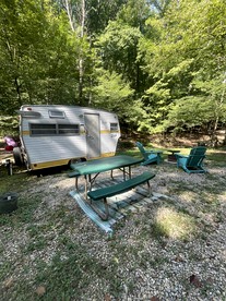 Quaint Airstream with Picnic Space Great for Two in Indiana - glamping.directory