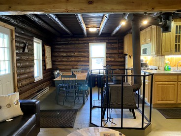 Rustic Log Cabin Rental in Adirondack Park near Lake Ontario - Brantingham, New York - glamping.directory