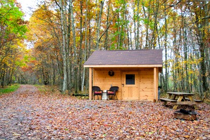 Cheerful Wooden Cabin for a Romantic Getaway near Oakland, Maryland - Oakland, Maryland - glamping.directory