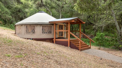 Tranquil Yurt Rental for Two with Soothing Interior on Ranch near San Luis Obispo - glamping.directory