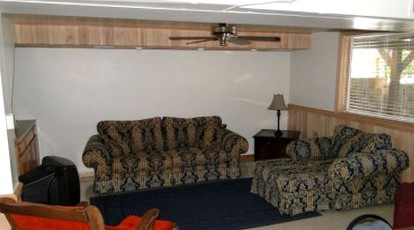 Spacious Lakefront Cabin Getaway on Family Campsite, Central Wisconsin - Wild Rose, Wisconsin - glamping.directory