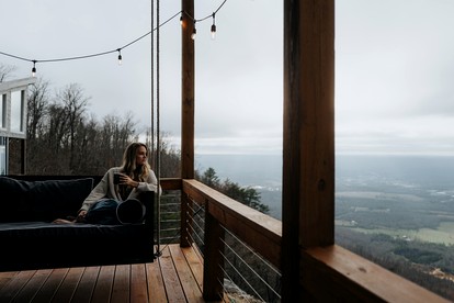 Incredible Container with Rooftop and Beautiful Sunset Views in Georgia - Rising Fawn, Georgia - glamping.directory