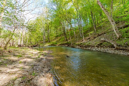 Cozy River Access Cabin with Hot Tub, Fire Pit and Deck Near Great Cacapon State Park in Bloomery, WV - Bloomery, West Virginia - glamping.directory