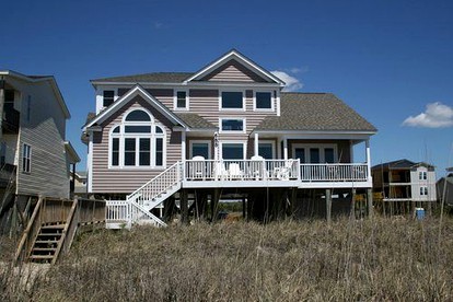 Gorgeous Vacation Rental with Ocean Views near Wilmington, North Carolina - Holden Beach, North Carolina - glamping.directory