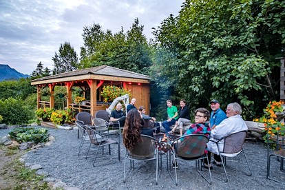 Cozy Cabin Rental with Mountain and Ocean Views in Kenai Peninsula Borough, Alaska - Halibut Cove, Alaska - glamping.directory