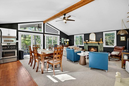 Cozy Modern Cabin with Fire Pit & Trail Access near Berkeley Springs, West Virginia - Hedgesville, West Virginia - glamping.directory