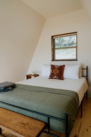 Charming A-Frame Cabin with a Sauna in Center Point, Texas - The Ideal Glamping Destination for a Couple - Center Point, Texas - glamping.directory