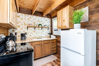 Traditional A-Frame Cabin with Stunning Views, Hot Tub, Deck, Grill and Fire Pit Near Cacapon State Park in Berkeley Springs, WV - Berkeley Springs , West Virginia - glamping.directory