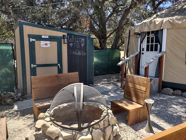 Cozy Glamping Yurt in Santa Paula for a Family Vacation in California - Santa Paula, California - glamping.directory
