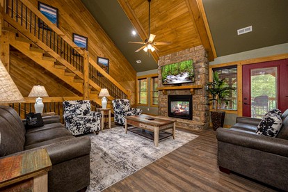 Impressive Cabin Retreat with Pools, Sauna, Game Room and Hot-Tub in Gatlinburg, Tennessee - Gatlinburg, Tennessee - glamping.directory