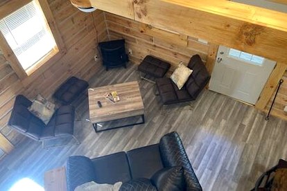 Quaint Cabin with Lofted Interior, Spa and BBQ in Indiana - Birdseye, Indiana - glamping.directory