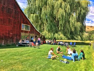 Unique Barn Cabin Rental for 15 People near Hood River, Oregon - Tygh Valley, Oregon - glamping.directory