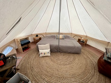 Amazing Equipped Bell Tent Nestled Among Nature in New York - Kerhonkson, New York - glamping.directory