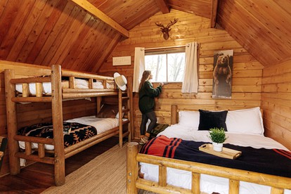 Colorado Glamping Adventures in Golden Gate Canyon Park, in this Cute Cabin Rental - Black Hawk, Colorado - glamping.directory