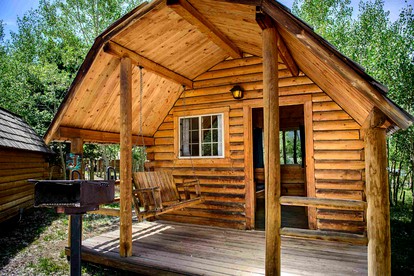 Colorado Glamping Adventures in Golden Gate Canyon Park, in this Cute Cabin Rental - Black Hawk, Colorado - glamping.directory