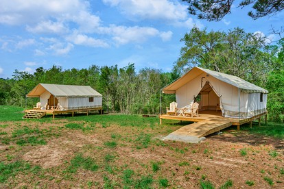 Ranch Glamping Safari Tent near the Lake in Livingston, Texas - Coldspring, Texas - glamping.directory