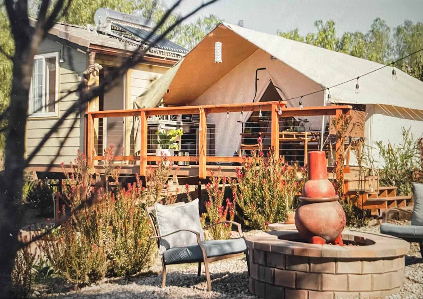 Eco Glamping Private Safari Tent - Vista, California - glamping.directory