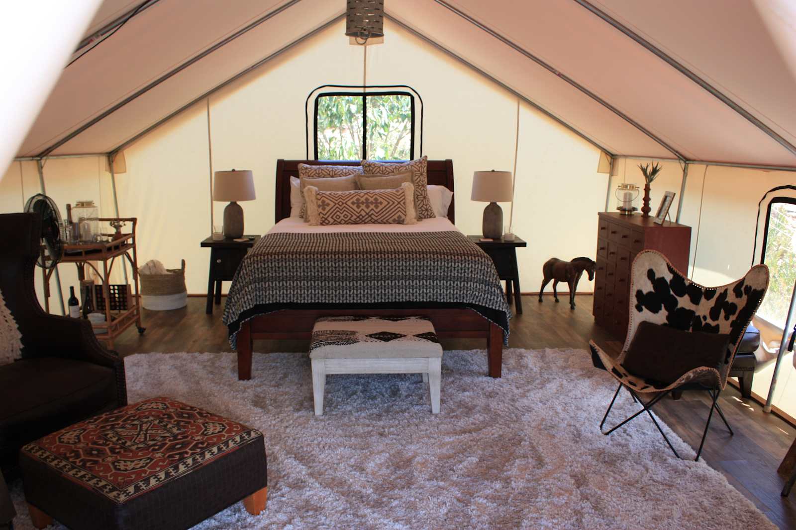 Eco Glamping Private Safari Tent - Vista, California - glamping.directory
