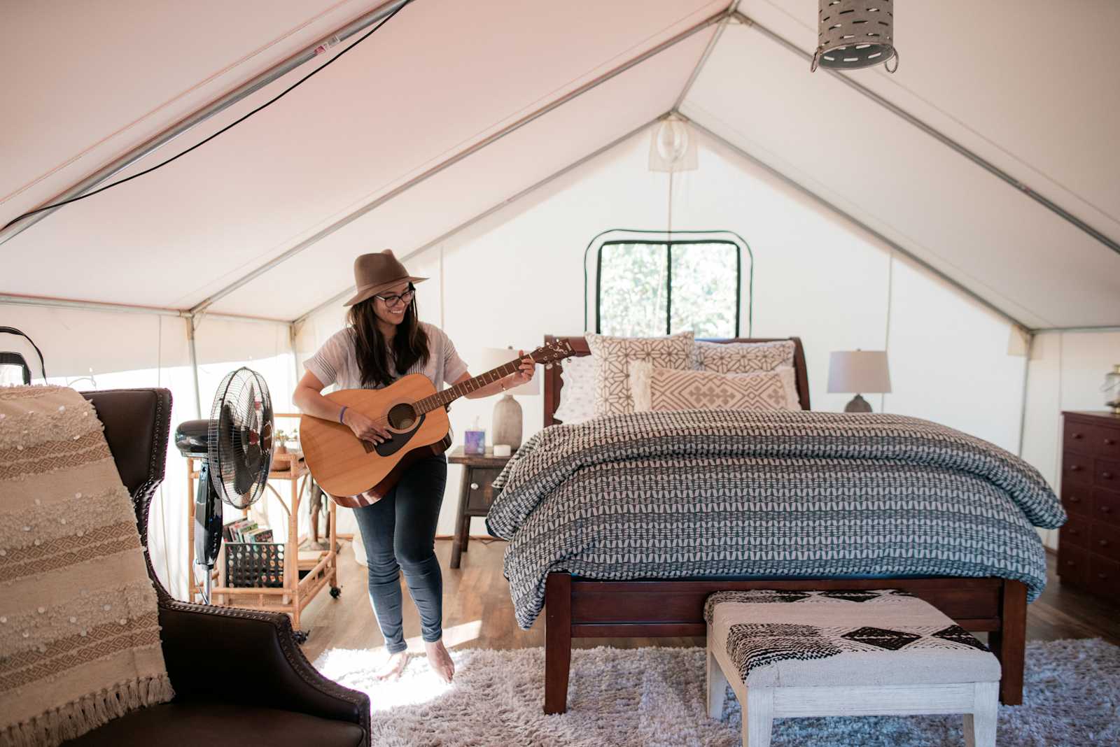 Eco Glamping Private Safari Tent - Vista, California - glamping.directory