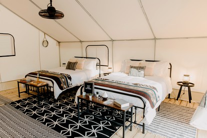 Lake Blackshear Glamping Retreat: Cozy Safari Tent in Cordele, Georgia - Cordele, Georgia - glamping.directory