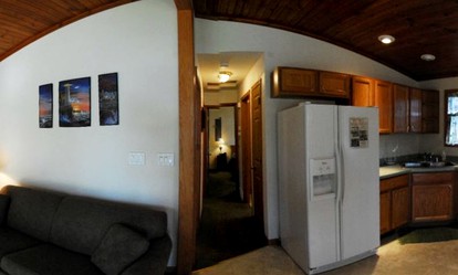 Spacious Cabin Rental with a Fireplace on Lake Delton, Wisconsin - Wisconsin Dells, Wisconsin - glamping.directory
