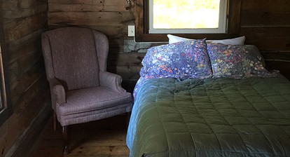 Rustic Cabin on Sturdivant Island with Views of Casco Bay in Falmouth, Maine - Falmouth, Maine - glamping.directory