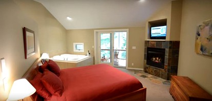 Private Romantic Getaway with Fireplace and Lovely Forest Views in Holland, Michigan - Holland, Michigan - glamping.directory