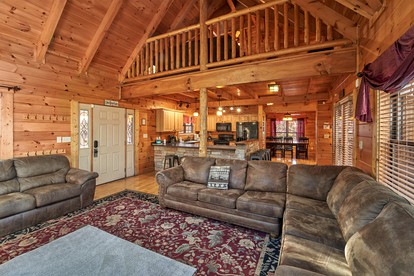 Entertainment Paradise: Pigeon Forge Cabin with Movie Theater, Game Room, and Sauna - Pigeon Forge, Tennessee - glamping.directory