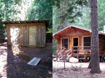 Romantic Trinity Cabin Getaway with Lovely Woodland Views in Nevada City, California - Nevada City, California - glamping.directory