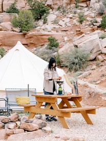 Dry Glamping Tent Near Zion National Park, Ideal for Couples - glamping.directory