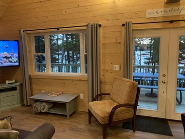 Amazing Lakefront Cottage with Fire Pit in Orland, Maine - Orland, Maine - glamping.directory