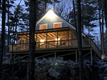 Amazing Lakefront Cottage with Fire Pit in Orland, Maine - Orland, Maine - glamping.directory
