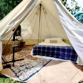 Beautiful Family Cabin with Cozy Interior and Exterior in Saint Croix Falls, Wisconsin - Saint Croix Falls, Wisconsin - glamping.directory